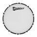 Premier Marching Parade 22” x 14” Bass Drum and Carrier, White