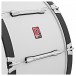 Premier Marching Parade 22” x 14” Bass Drum and Carrier, White