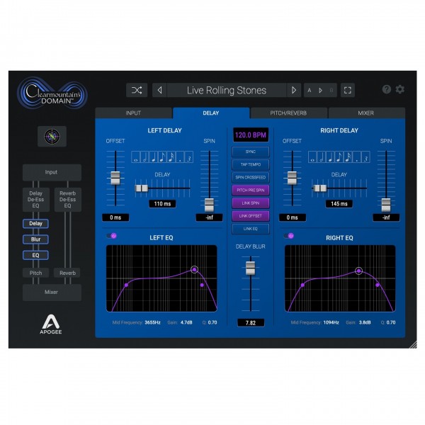 Apogee Clearmountain's Domain - Delay