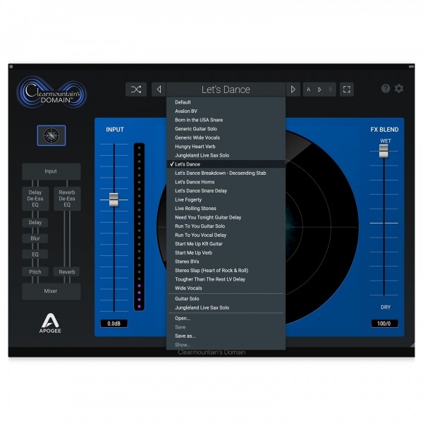 Apogee Clearmountain's Domain - Presets