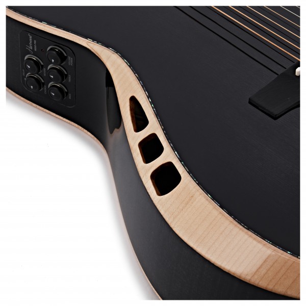 Hartwood Sonata-FX Thinline Electro-Acoustic Guitar, Black