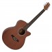 Single Cutaway Acoustic Guitar by Gear4music, Sapele-Mahogany Matte