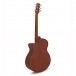 Single Cutaway Acoustic Guitar by Gear4music, Sapele-Mahogany Matte