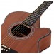 Single Cutaway Acoustic Guitar by Gear4music, Sapele-Mahogany Matte