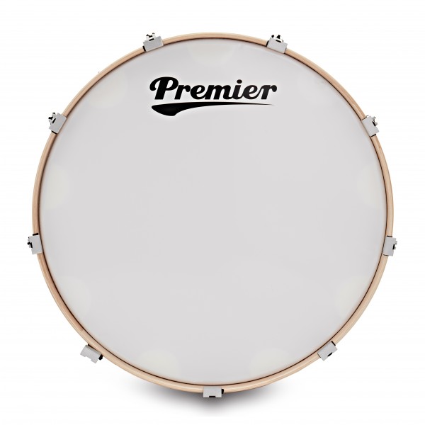 Premier Marching Professional 28” x 18” Bass Drum, Ebony Black