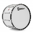 Premier Marching Parade 24" x 14" Gro&szlig;e Marschtrommel, Wei&szlig;