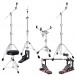 DW 5000 Series Full Hardware Set, Accelerator Double Pedal & Throne