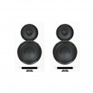 ELAC Uni-Fi Reference UBR62 Bookshelf Speakers (Pair), White / Oak