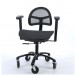 Ergolab Executive Stealth Chair Pro with Large Seat and High Backrest - Front Right