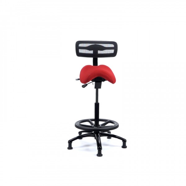 Ergolab Performer Series Studio Stool with Backrest - Main