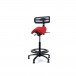 Ergolab Performer Series Studio Stool with Backrest - Front Right