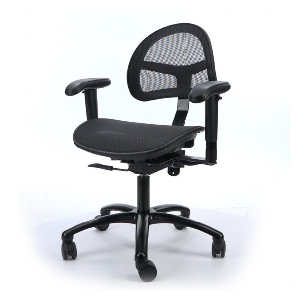 Ergolab Executive Stealth Chair with Standard Seat and High Backrest - Angled