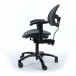 Executive Stealth Chair with Standard Seat, Midnight Black - Side