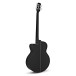 Electro Acoustic 5 String Bass Guitar + 35w Amp Pack, Black