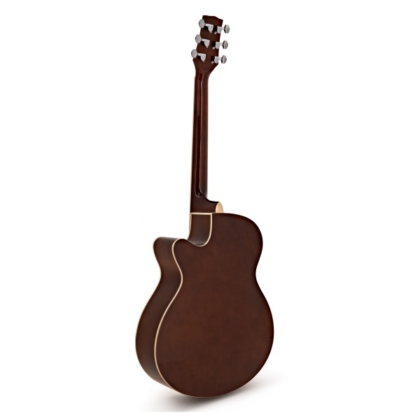Single Cutaway Acoustic Guitar Complete Pack by Gear4music, Natural
