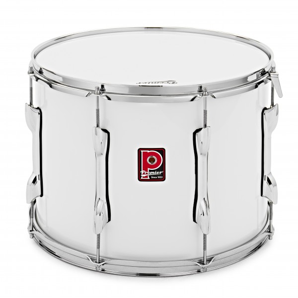 Premier Marching Traditional 16” x 12” Tenor Drum, Ivory White
