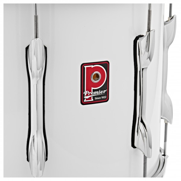 Premier Marching Traditional 16” x 12” Tenor Drum, Ivory White