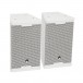 Omnitronic MAXX-1508DSP Active PA System, White - Main Speaker Pair, Top