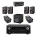 Denon AVR-X2700H AVR with Diamond 9.1 Black 5.1.2 Speaker Package