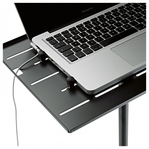 K&M 12185 Laptop Stand - Tray close up