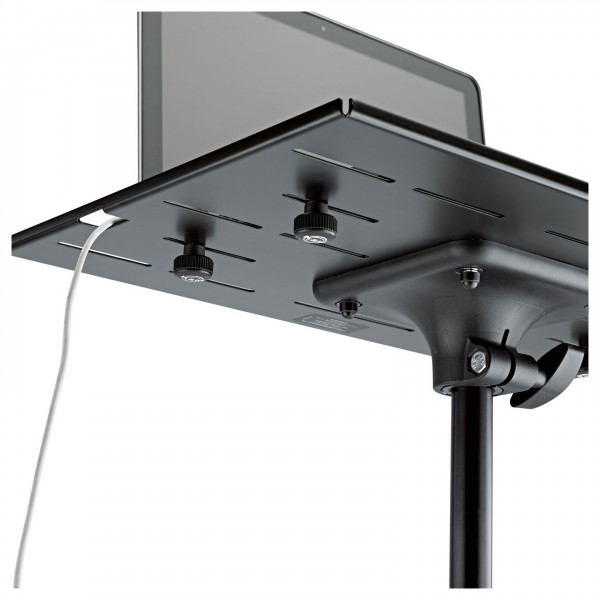 K&M 12185 Laptop Stand - Underside of tray