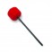 Danmar Kick Pedal Beater Coloured Felt Black Shaft, Red