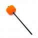 Danmar Kick Pedal Beater Coloured Felt Black Shaft, Orange