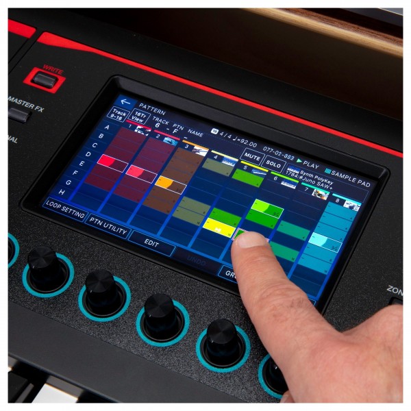 Roland Fantom-06 Synthesizer Keyboard - Clip-Based Sequencer