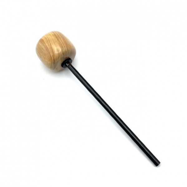 Danmar Clear Hardwood Bass Drum Beater - Black Shaft