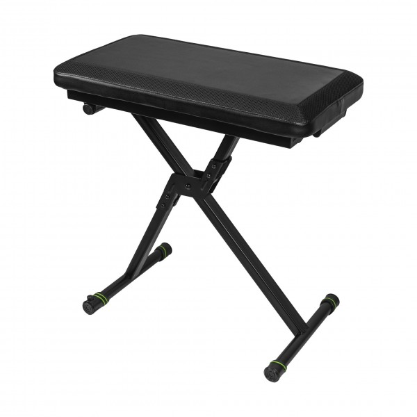 Gravity GFKSEAT1 Height-Adjustable Folding Keyboard Bench - Upright, Angled