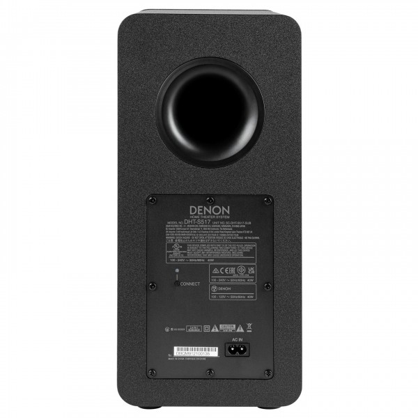 Denon DHT-S517 Soundbar - Black Rear