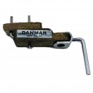 Danmar Wood Block Holder, Mounts On Rods To 3/8in