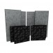 Vicoustic VicCinema Walls and Ceiling Kit, Dark Grey Pattern - Full Bundle