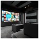 VicCinema Walls and Ceiling Kit, Dark Grey Pattern - Lifestyle