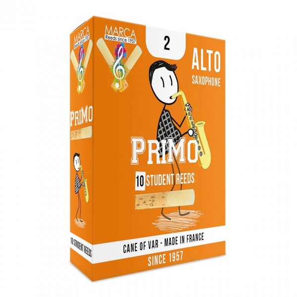 Marca Primo Alto Sax Reeds, 2 (10 Pack)