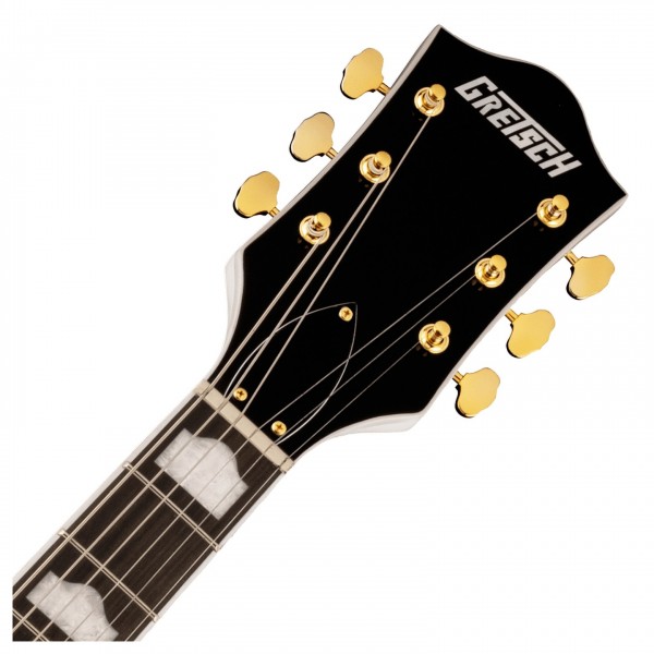 Gretsch G5422TG Electromatic Double-Cut with Bigsby, Snowcrest White - Headstock