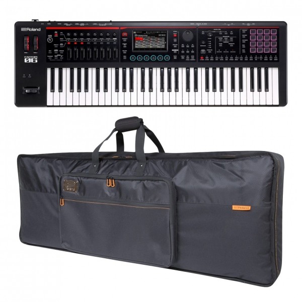 Roland Fantom-06 Synthesizer Keyboard with Bag - Full Bundle