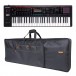 Roland Fantom-06 Synthesizer Keyboard with Bag - Full Bundle