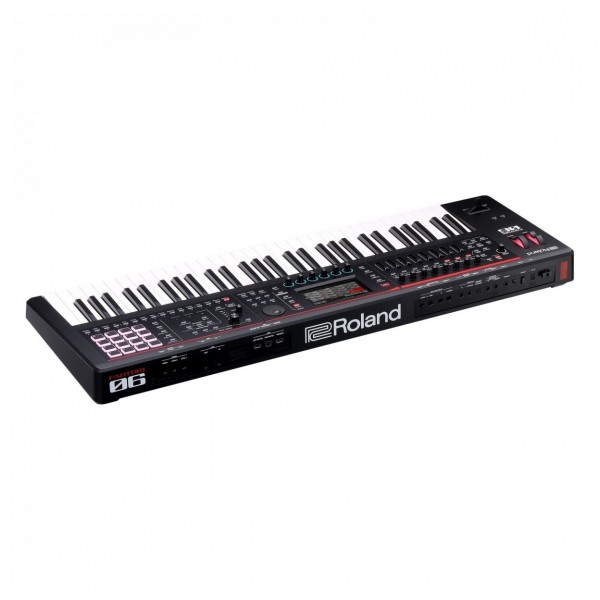 Roland Fantom-06 Synthesizer Keyboard - Angled Rear