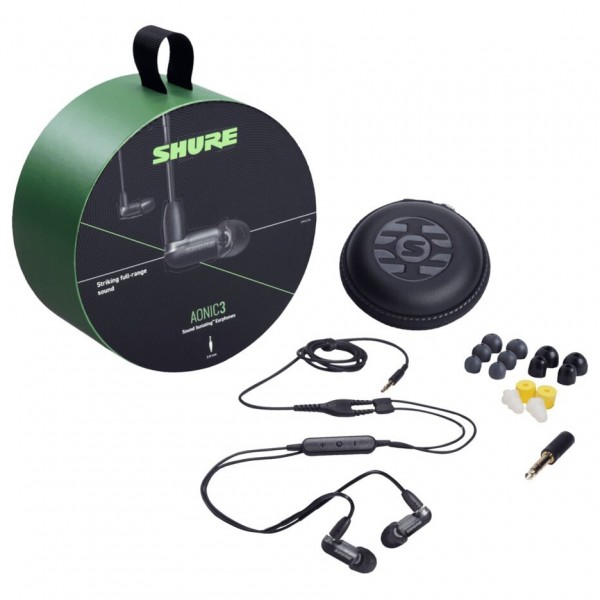 Shure AONIC 3 Sound Isolating Earphones - Black Accessories
