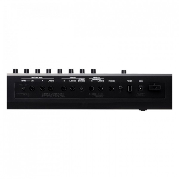 Roland Fantom-07 Synthesizer Keyboard Live Performance Bundle - Back Right