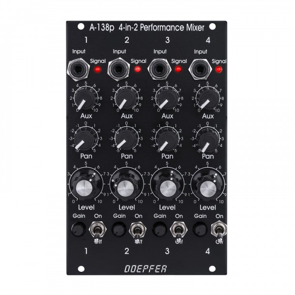 Doepfer A-138pv Performance Mixer Input Vintage Edition - Front