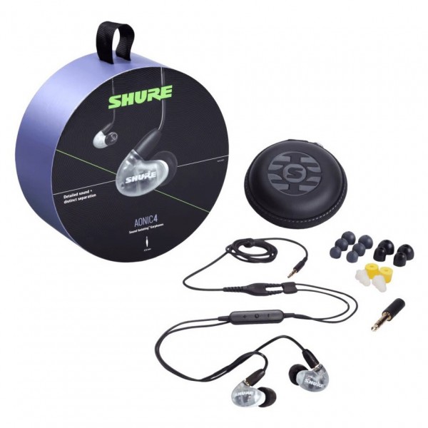 Shure AONIC 4 Sound Isolating Earphones - White Accessories