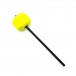 Danmar Kick Pedal Beater Kolorowy filc Czarny trzonek, Yellow