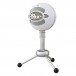 Blue Snowball USB Microphone, White - Left Angle