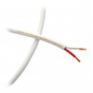 Fisual S-Flex studiokwaliteit witte luidspeakerkabel 2 x 0,75 mm, 10 m
