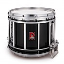 Premier Marching HTS 800 14" x 12" Snare Drum, Polished Aluminium, Ebony Black