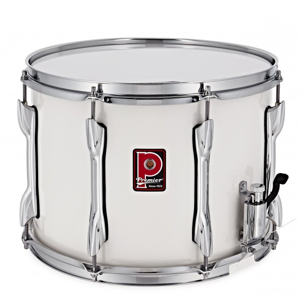 Premier Marching Traditional 14" x 10" Snare Drum, Ivory White
