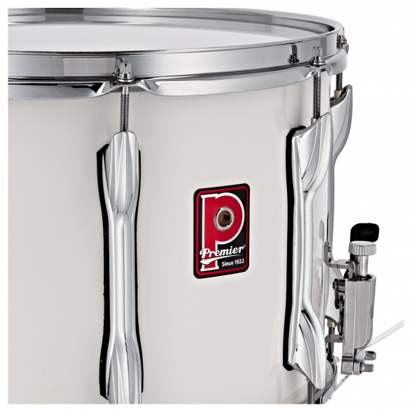 Premier Marching Traditional 14" x 10" Snare Drum, Ivory White