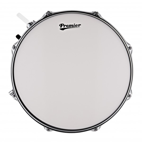 Premier Marching Traditional 14" x 10" Snare Drum, Ivory White